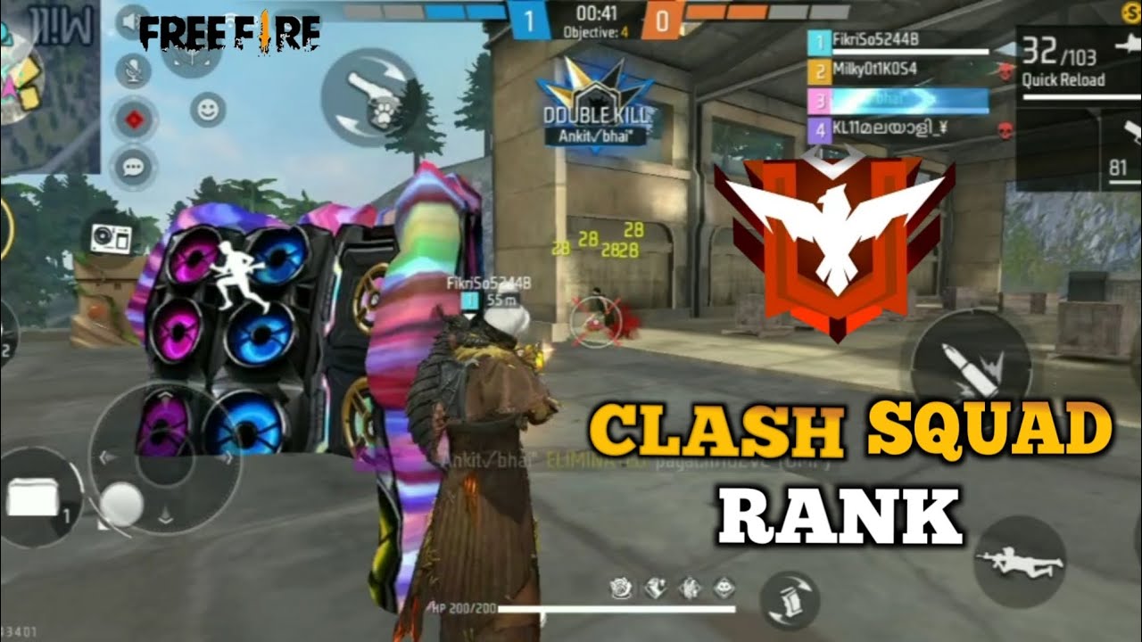 CLASH SQUAD RANK GAMEPLAY || GARENA FREE FIRE - YouTube