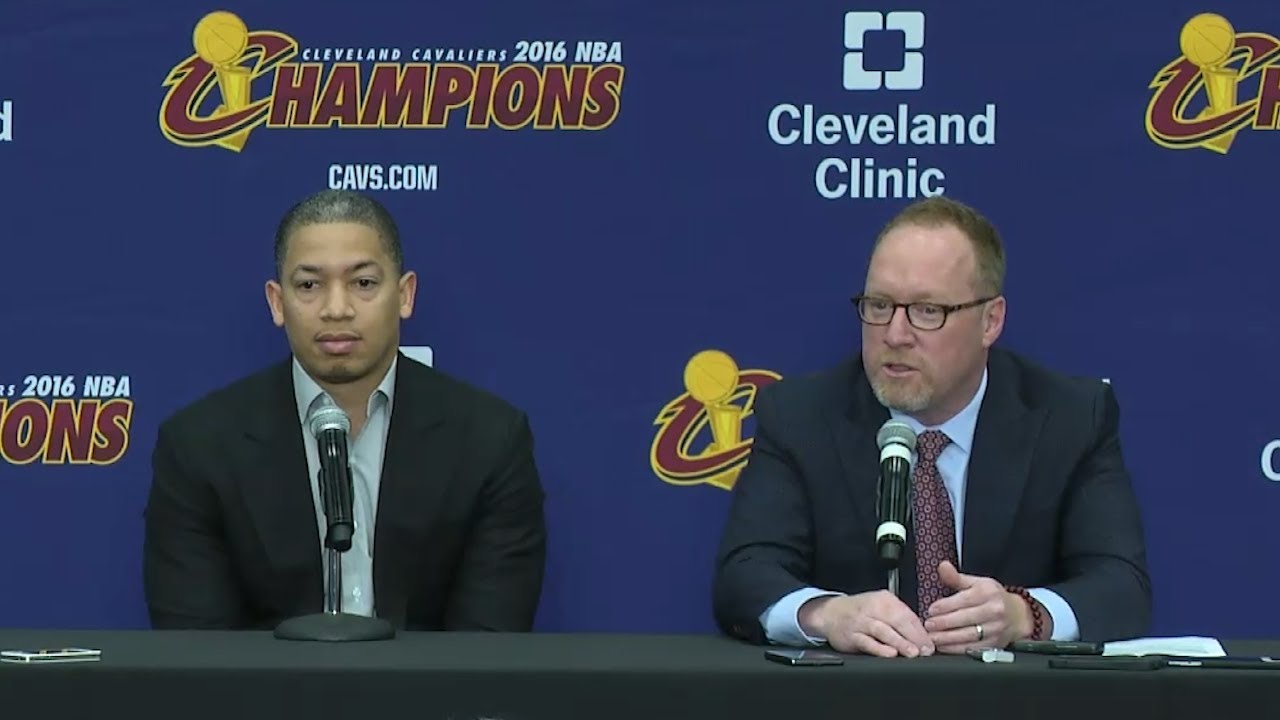 Tyronn Lue & David Griffin - Press Conference | Cavaliers | Sep 26, 2016 | 2016 NBA Media Day