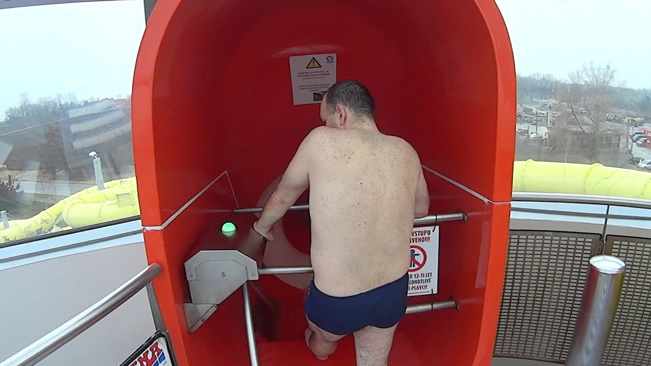 Spacebowl Water Slide at Aquapark Olomouc