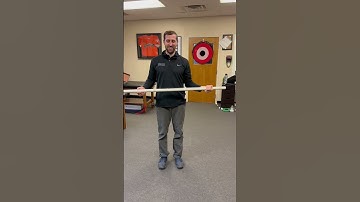 Standing PVC Assisted Shoulder ER | Post-op Rotator Cuff Repair Rehabilitation | Physical Therapy