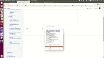 The Moodle Lesson Tool, Lecture #4 - Part 2: Clusters and Branches