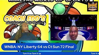 NY Liberty vs CT Sun WNBA action thumbnail