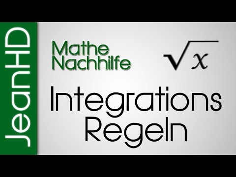 Mathe Nachhilfe - Integrationsregeln - Integrale - Analysis