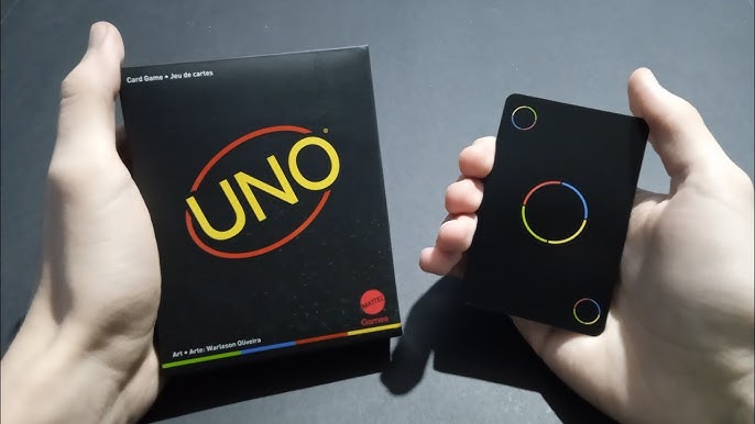 UNO MINIMALISTA, Mattel, Black