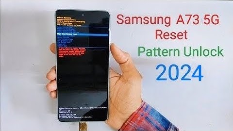 Samsung A73 5G Hard Reset New Method || Pattern Unlock 2024