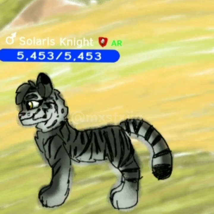 I gift Solaris Knight for  'The Tiger Simulator'.Drew this by Goldfish  :0