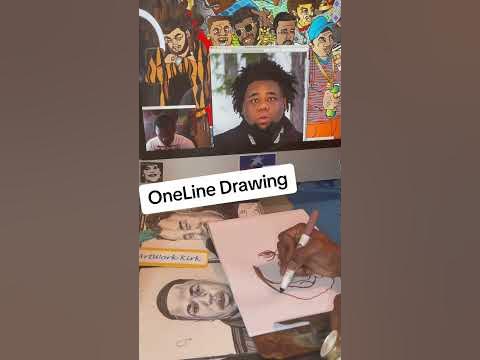 One Line Drawing Rod Wave - YouTube