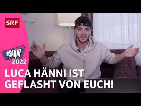 #SayHi 2022: Wie reagiert Luca Hänni auf eure #SayHi-Videos? | Kindervideos | SRF Kids