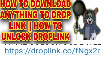 HOW TO OPEN LINK OF DROP LINK || HOW TO DOWNLOAD DROP LINK APK || VIDEO || FT AMAN GAMING ||DROPLINK