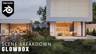Blender Exterior Overcast Render Breakdown - GLOWBOX