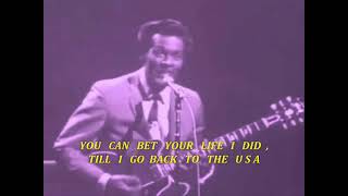 Chuck Berry Back in the Usa Lyrics
