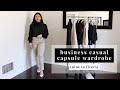 WORK OUTFITS | How To Build Your Workwear Outfits | Business Casual Capsule Wardrobe 2021