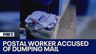 USPS worker accused of dumping piles of mail in trash in DC neighborhood