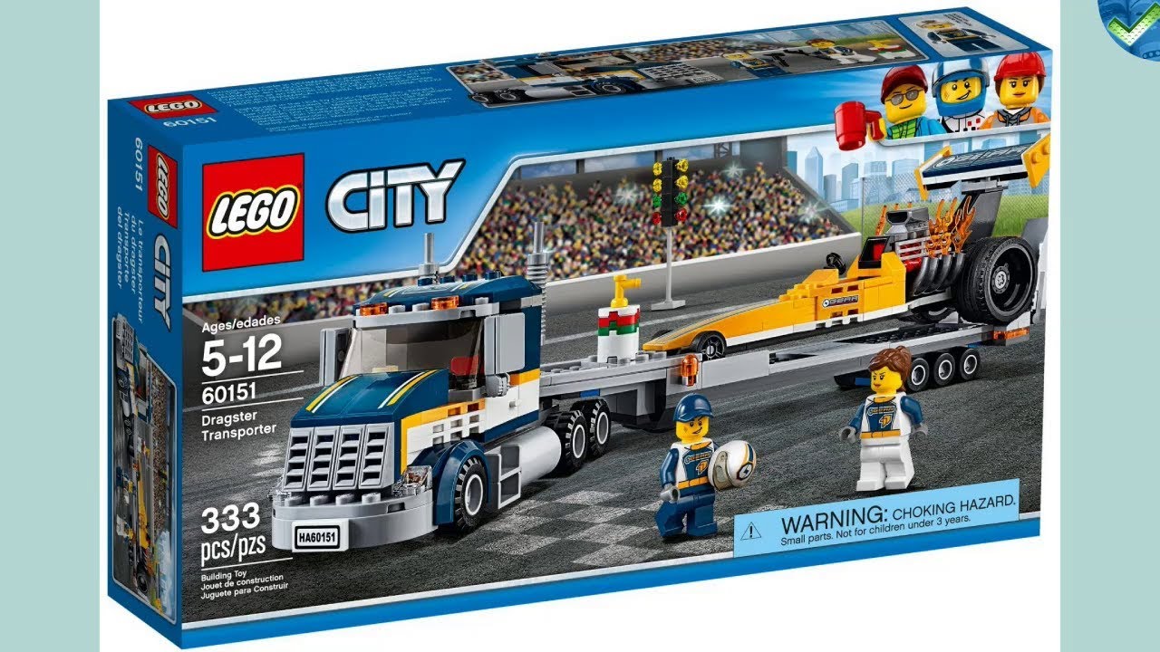 60151 Dragster Transporter LEGO® City Manual at the Brickmanuals Instruction Archive
