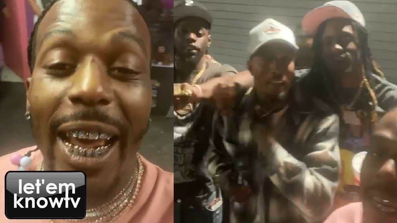 Sauce Walka All Iced Out In The Studio With Rappers From Different