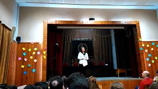Representación del Flamenco Mola en obra de teatro