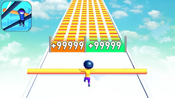 Top Satisfying Mobile Game Roof Rails New Free Gameplay (Android,iOS) Walkthrough All Levels Update