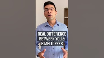 Real Difference Between You & Exam Topper | Civil Servant Gaurav Kaushal #Shorts #MissionOnlyIAS