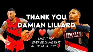 Damian Lillard Portland Trail Blazers tribute video ❤️🩶🖤