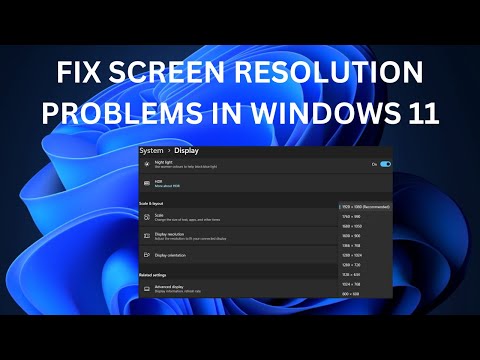 FIX Screen Resolutions