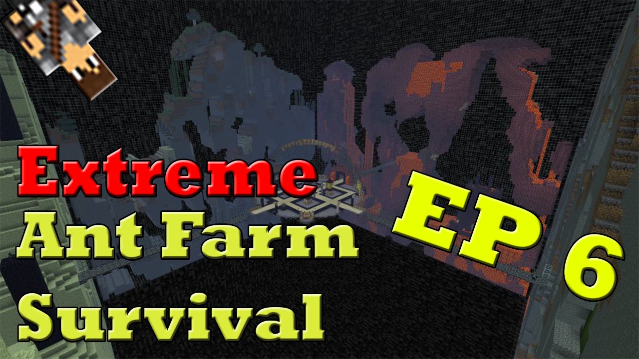 Extreme Ant Farm Survival – Ant Farm Survival Minecraft Map – DYNF