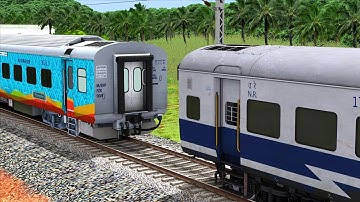 ICF JANSHATABDI Coupling HUMSAFAR Coach | BUMPY RAILROAD | Train Simulator | Railworks | NTG GAMING