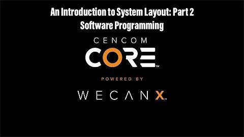 An Introduction to System Layout: Part 2 Software Programming