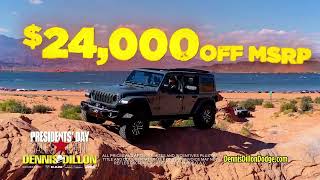 DD CHRYSLER DODGE JEEP AND RAM'S PRESIDENT'S DAY SALES EVENT