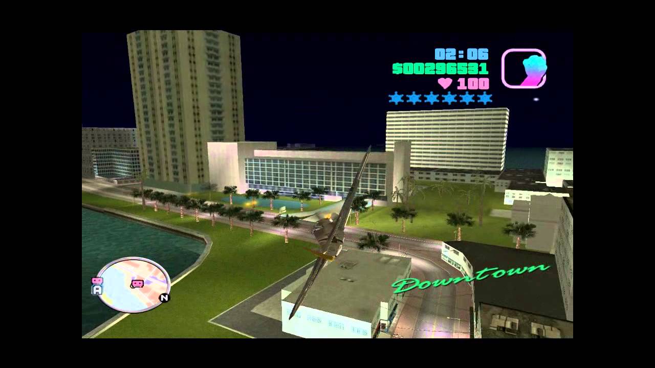 GTA Vice City Como conseguir um Airplane YouTube
