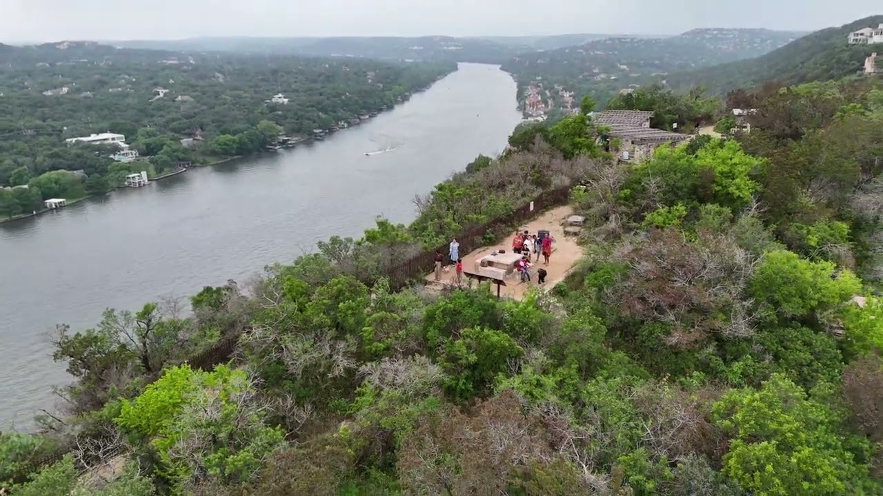 Mount Bonnel Austin Texas Drone Footage