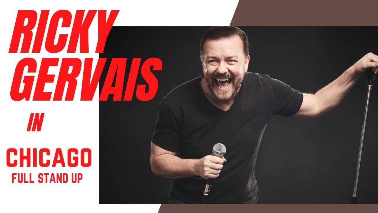 Ricky Gervais - STAND UP in Chicago 2019 - YouTube