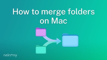 How to merge folders on Mac
