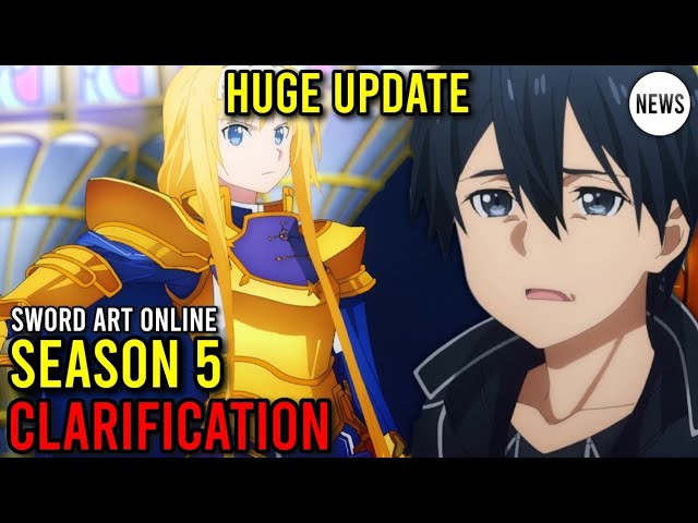 Sword Art Online: Season 5 - Everything You Should Know
