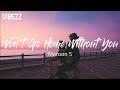 Maroon 5 - Won't Go Home Without You (Lyrics) 🎵