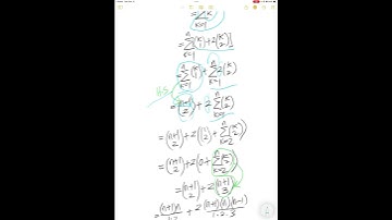 Alternate way: Show 1^2+2^2+3^2+ … +n^2 = n(1+n) (2n+1)/6 via binomial coefficients …