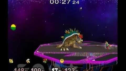 Super Smash Bros Melee Crazy Mod - 4 CPU Battles with Hyper Fast and Slow