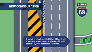 New Traffic Pattern on I-69 South - December 2024