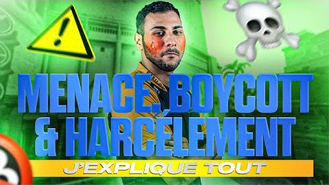 Menace Boycott harcèlement j