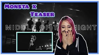 Monsta X - MIDDLE OF THE NIGHT (Teaser) REACTION