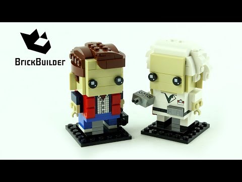 Lego BrickHeadz 41611 Marty McFly &amp; Doc Brown - Lego Speed Build