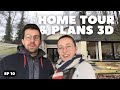 Home tour aprs dmolitions  plans 3d  elagage vlog renovation ep 10 hometour