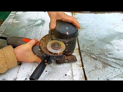 Печка из компрессора