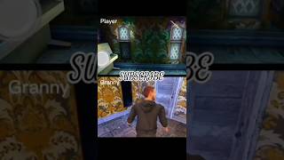 Granny vs Player Granny Hitting Movement 😈#shotrs#granny#gaming
