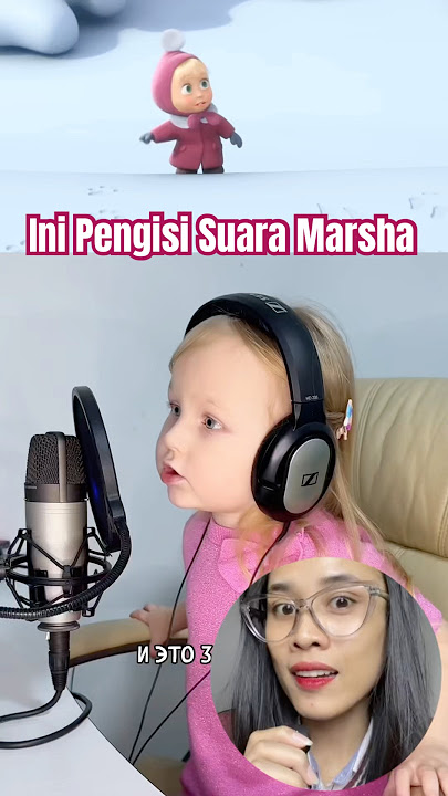 Katanya dia yg mengisi suara marsha and the bear #marshaandthebear #marsha #bear #funny #funnyvideo