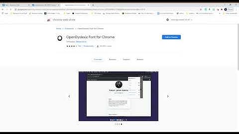 How to add- Dyslexia Font Chrome Extension