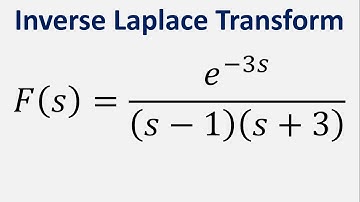 Inverse Laplace Transform: e^(-3s)/((s - 1)(s + 3))