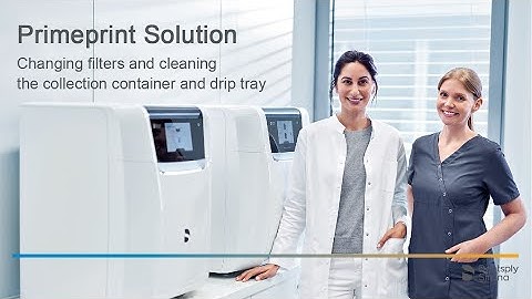Primeprint Solution Changing filters and cleaning the collection container and drip tray (en)