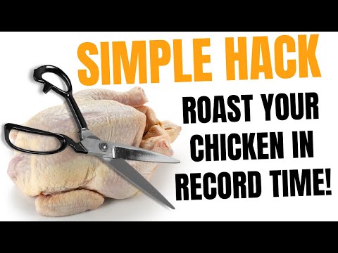 Fastest Way To Cook a Whole Chicken (Spatchcock chicken)