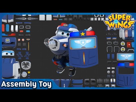 [SuperWings Assemble] Super charged Paul! | Assembly toy | Super wings toys