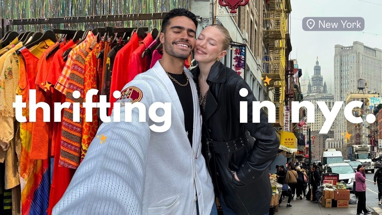 An Incredible Weekend of Thrifting in NYC | Thrift Vlog + Haul 🛍️🗽✨